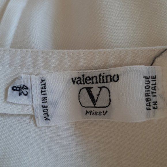 White Linen Dress - Picture 4 of 6